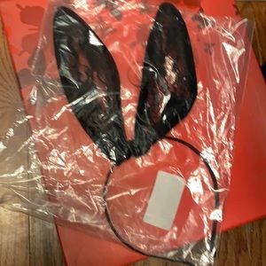 Black Sheer Bunny Ears